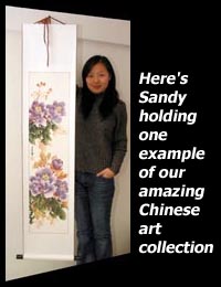 Sandy holding one of many nice examples of our collection