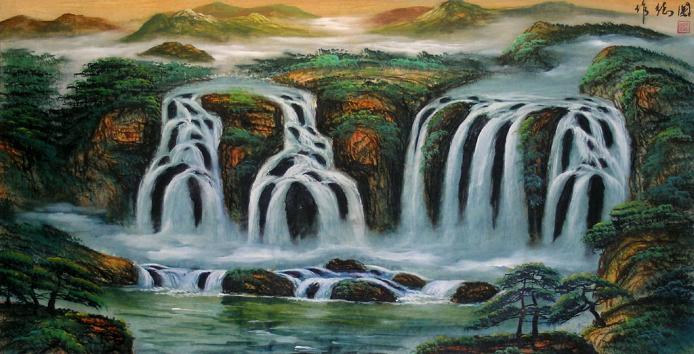 Waterfall Landscape 2 Waterfall Landscape 2
