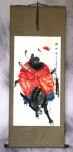 Big Zhong Kui Ghost Warrior Wall Scroll