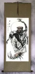Big Damo Buddha Wall Scroll