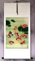 Gold Fish Wall Scroll
