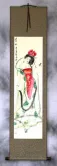 Beautiful Woman Wall Scroll