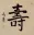 LONG LIFE / LONGEVITY - Chinese Character / Japanese Kanji / Korean Hanja Portrait