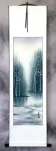 Colorful Cranes Wall Scroll