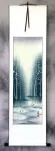 Colorful Cranes Wall Scroll