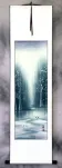 Colorful Asian Cranes Wall Scroll