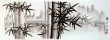 Charcoal Bamboo Landscape Drawing