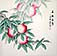 Wishing You a Happy and Long Life - Peaches Painting
