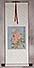 Simple Pink Flower Wall Scroll