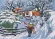 Coming Home for Chinese New Years - Folk Art Painting