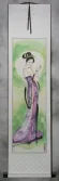 Beautiful Asian Woman Wall Scroll