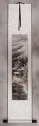 Winter Homes in the Mountains Landscape Wall Scroll