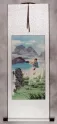 North Korean &nbsp;Cowboy&nbsp; Wall Scroll