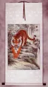 Awesome Asian Tiger Wall Scroll