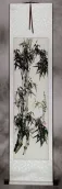 Chinese Green Bamboo Wall Scroll