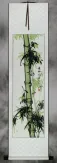 Chinese Green Bamboo Wall Scroll
