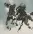 Chinese Horses in the Snow Painting