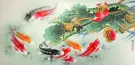 Large Koi Fish Painting