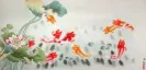 Large Koi Fish Painting