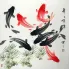 Large Koi Fish Painting