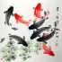 Large Koi Fish Painting
