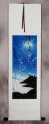 Blue Dreams Fantasy Cranes - Small Wall Scroll