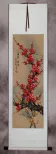 Deep Red Plum Blossom Wall Scroll