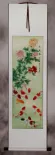 Koi Fish and Chrysanthemum Wall Scroll