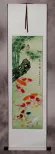 Koi Fish and Bamboo Wall Scroll