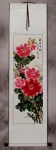 Feminine Peony Flower Scroll