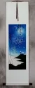 Blue Dreams Fantasy Cranes Wall Scroll