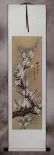 White Plum Blossom Wall Scroll
