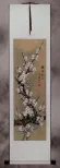 White Plum Blossom Wall Scroll