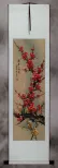 Deep Red Plum Blossom Wall Scroll