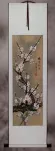 White Plum Blossom Wall Scroll