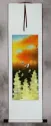 Cranes Taking Flight in Autumn Wall Scroll