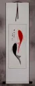 Abstract Yin Yang Fish Wall Scroll