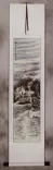 Winter Homes in the Mountains Landscape Wall Scroll