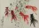 Gold Fish in Winter - Chinese Freehand Painting