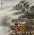 Autumn Riverside Village Landscape Painting