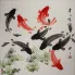 Large Koi Fish Painting