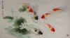 Chinese Koi Fish Watercolor Artwork