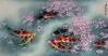 Koi Fish and Plum Blossoms