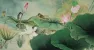 Little Birds and Beautiful Lotus Painting