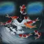 Blue Dreams Koi Fish Masterpiece Painting