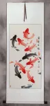 Huge Koi Fish Wall Scroll
