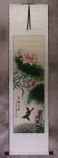 Bird and Flower Wall Scroll