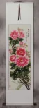 Pink Peony Flower Wall Scroll