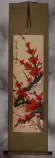 Red Plum Blossom Wall Scroll