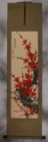 Red Plum Blossom Wall Scroll